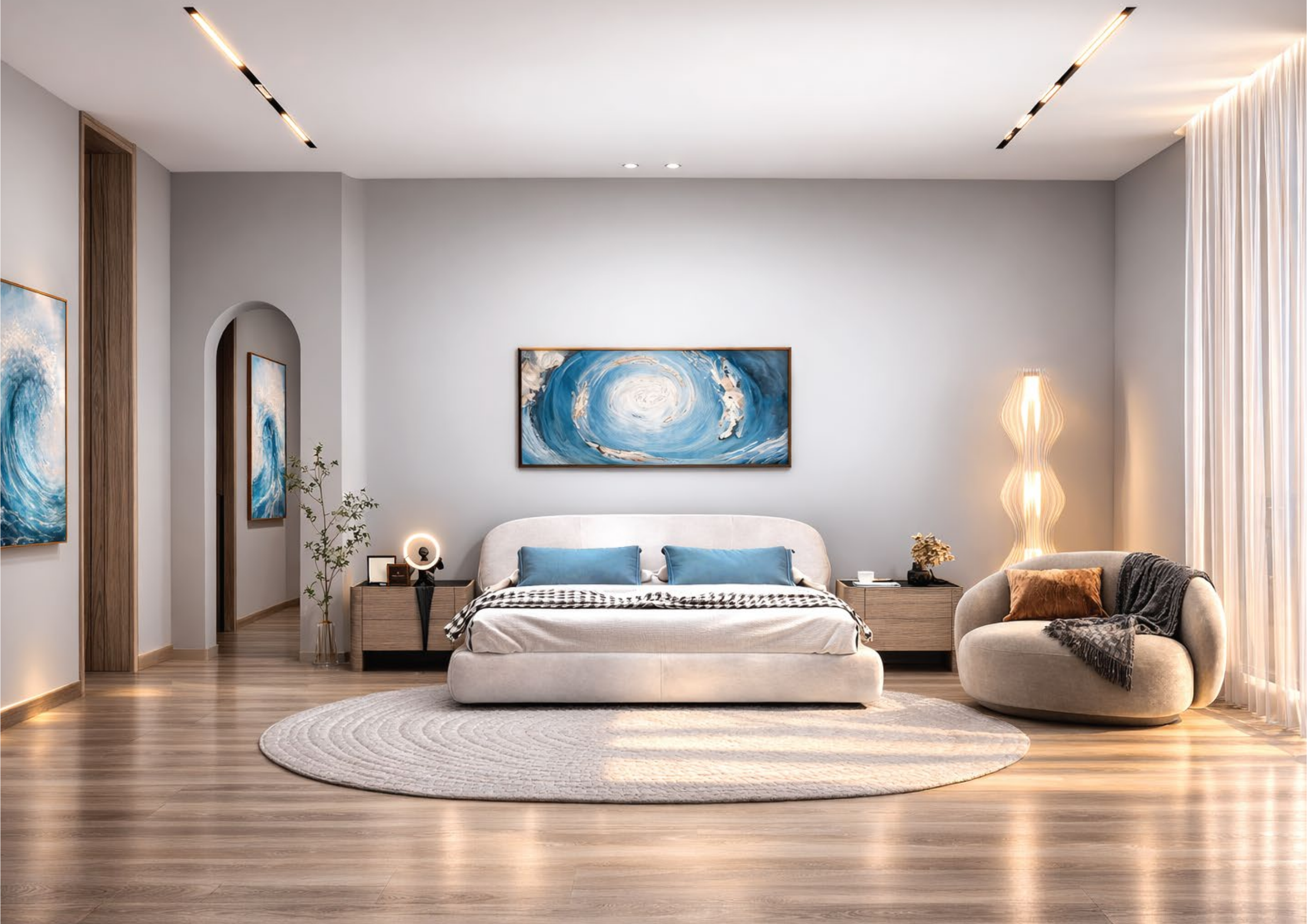 Luxury master bedroom